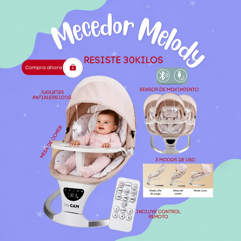 Mecedora Melody para bebé